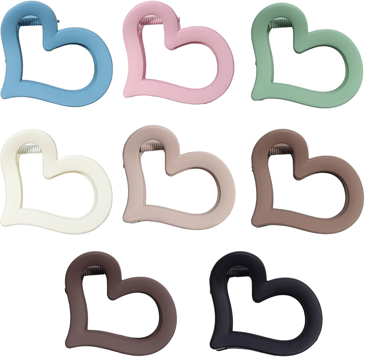 Medium Hair Claws Heart Hair Clip, Non-Slip Claw Clips, Strong Hold Claw Clip for Medium Thick Hair, Women and Girls Hair Accessory (Hairclawmidheart) image number 6