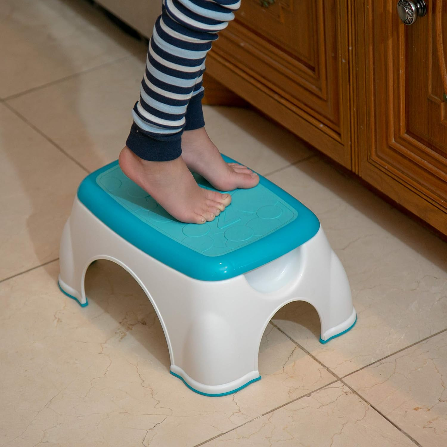 Nuby Step up Stool, Aqua image number 3