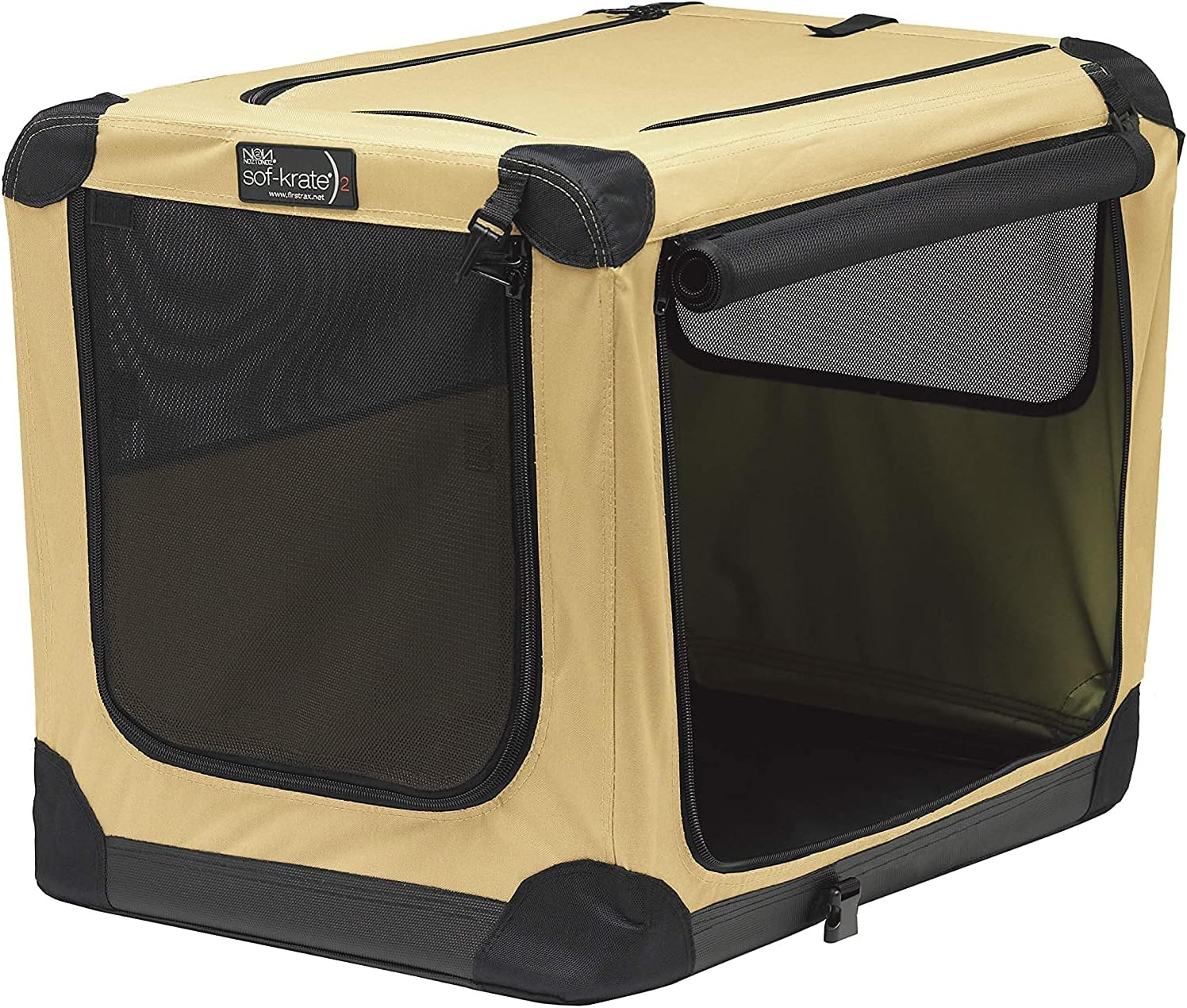 First Trax Soft Crate N2 Gray Medium Outdoor Disaster Prevention Folding Soft Type Pet Carrier