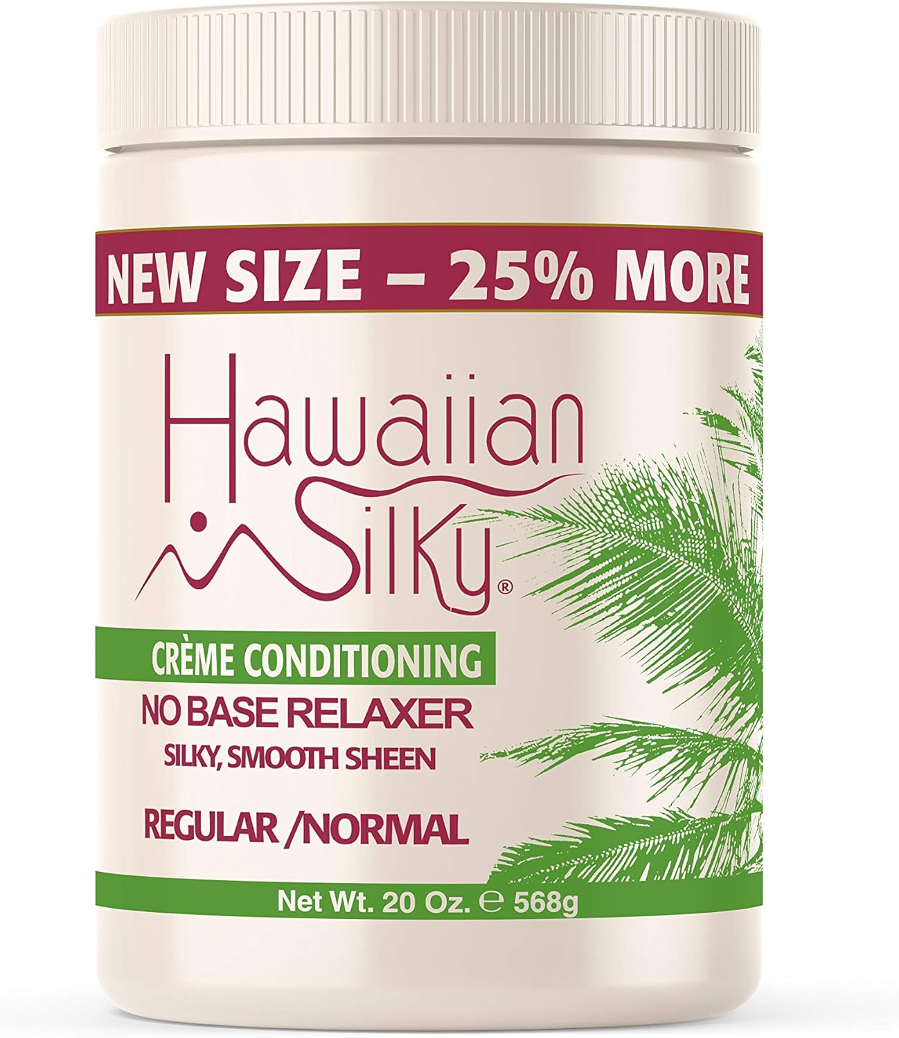 Hawaiian Silky No Lye Relaxer Regular, 590Ml Signature Collection Creme Conditioning
