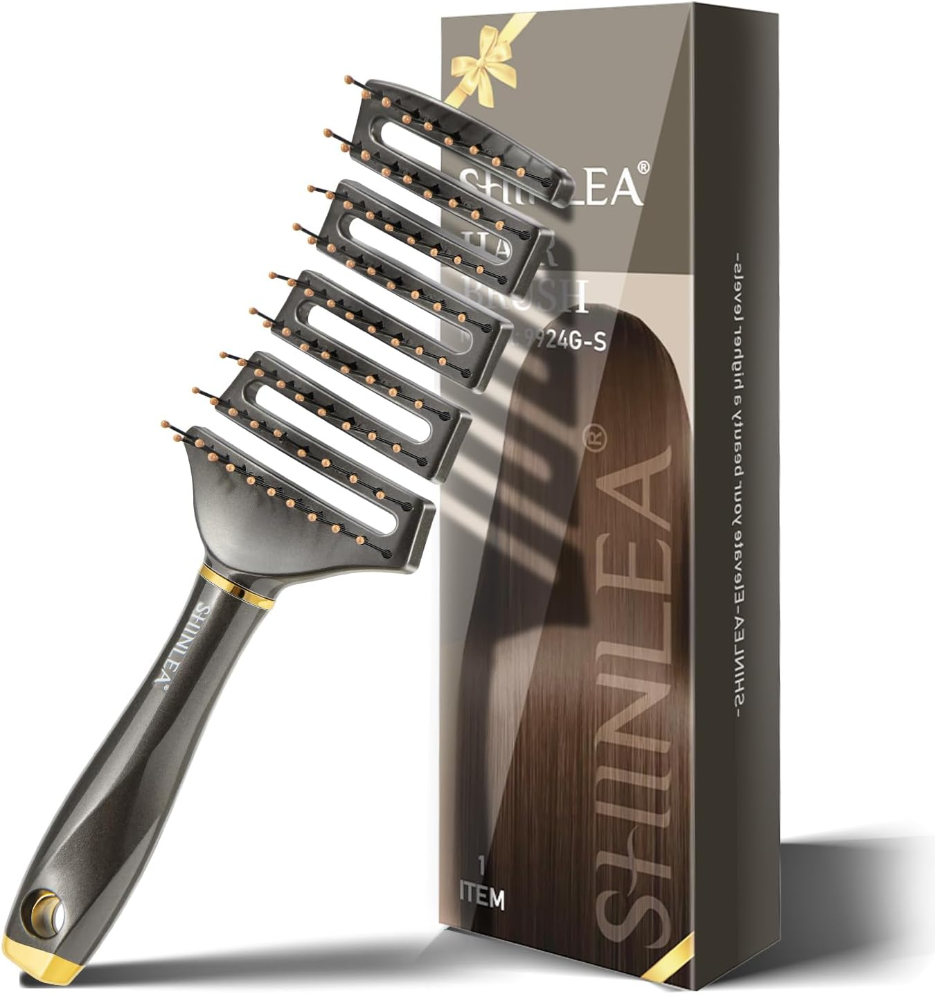 Hair Brush - SHINLEA Detangling Brush anti Tangle for Wet & Dry Use image number 5