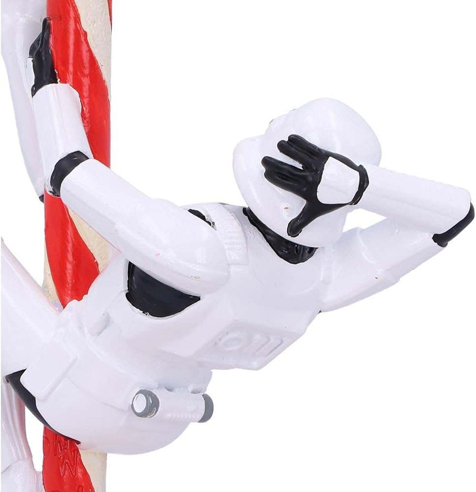 Nemesis Now Stormtrooper Candy Cane Hanging Ornament Decoration 12Cm, Christmas, White image number 5