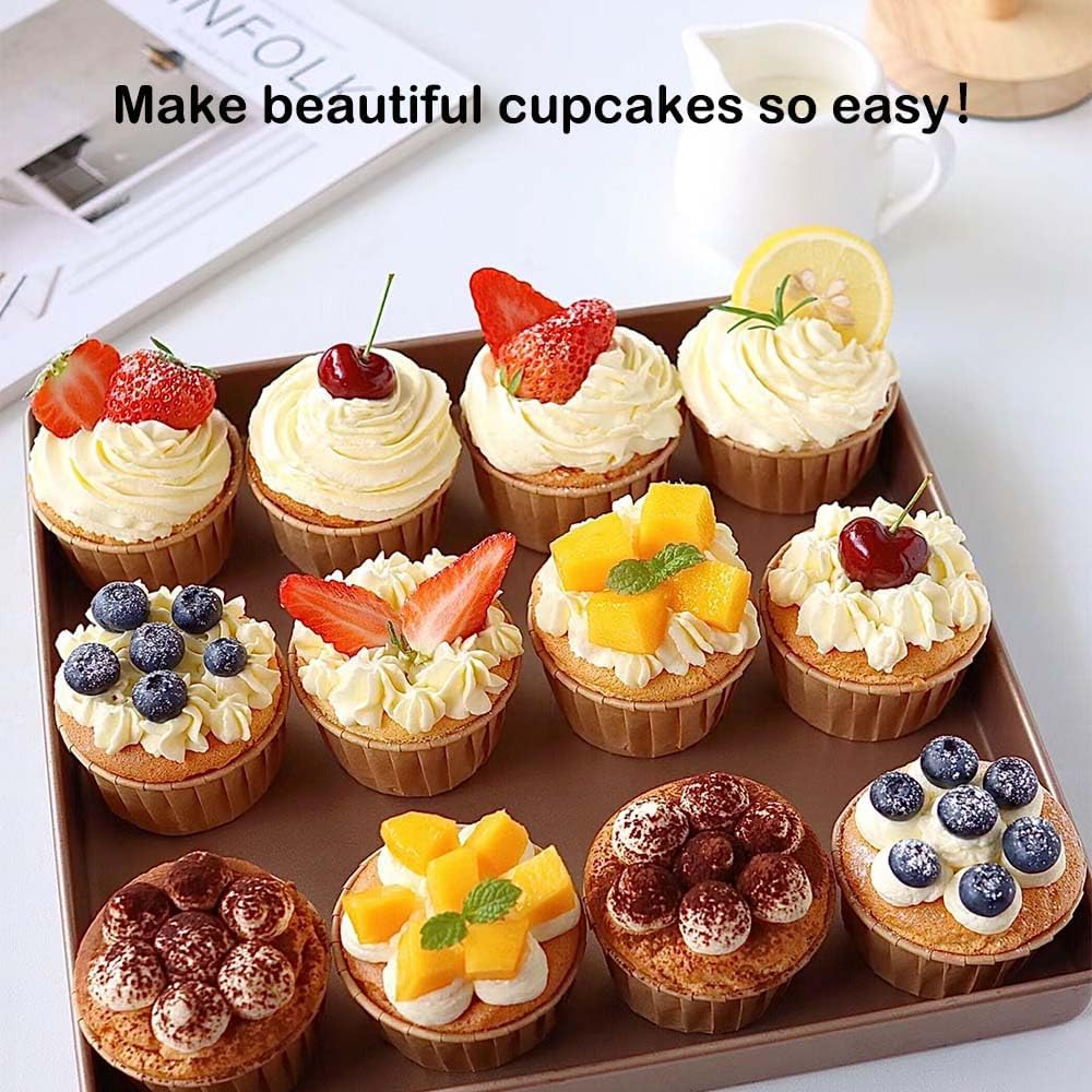 6 Cupcake Corers and Filler Tool Set Cake Digging Hole Maker Pastry Cupcake Corer Plunger Cake Filler Stainless Steel Reusable Kitchen Baking Decoration Cookie Dunker Tool Pastry Filling Accessories image number 1