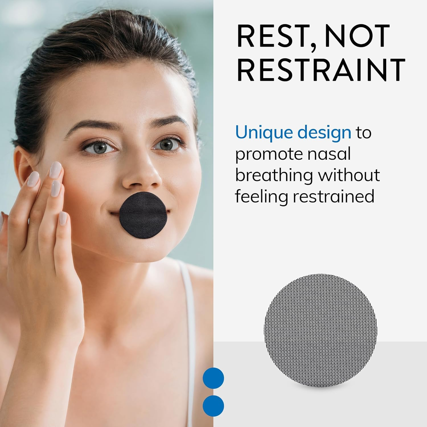 MUTE Mouth Tape for Sleeping - Sleep Tape to Reduce Snoring - Mouth Tape for Nasal Breathing and Better Sleep - Pack of 30 image number 5