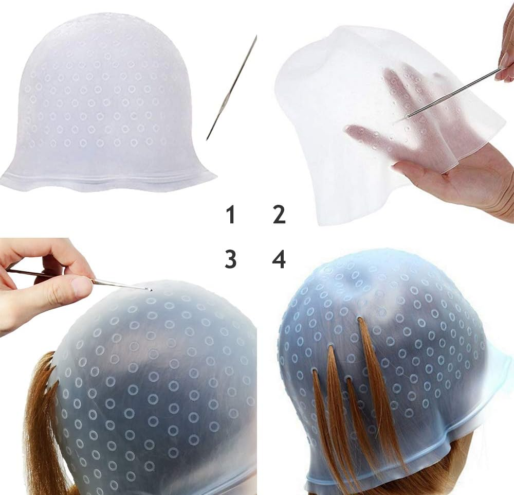 SNAILGARDEN 14 Pcs Hair Dye Kit Hair Coloring Kit - Hair Dye Bowl ,Hair Color Brush,Ear Cover,Hair Coloring Cape,Gloves,Hair Dye Cap,Color Whisk,Storage Bag image number 4