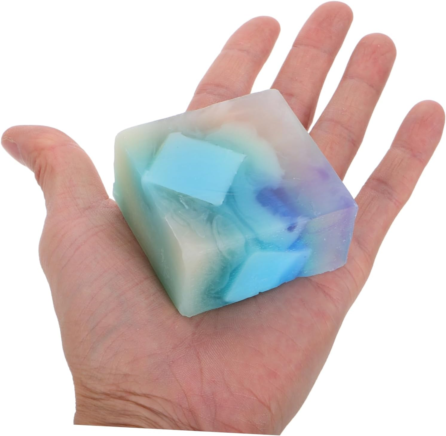 Minkissy Essential Oil Handmade Soap Bar 100G Iceberg Flame Natural Ingredients for Men and Women Moisturizing Body Soap for Skin Types image number 4