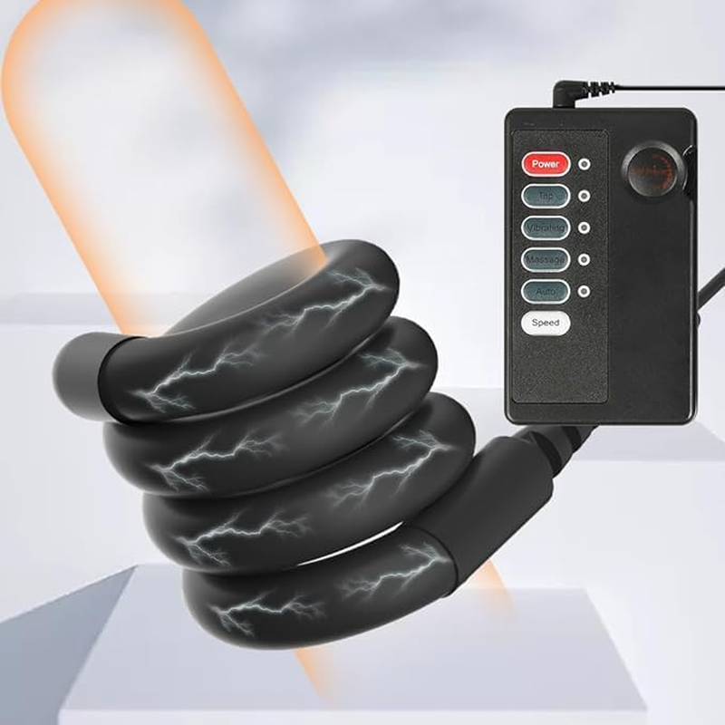 Electric Shock Penis Ring Extender Enlarger Enhancer Vibration Cock Penis Rings 2Pcs Cock Rings for Adult Men Sex Toys image number 2