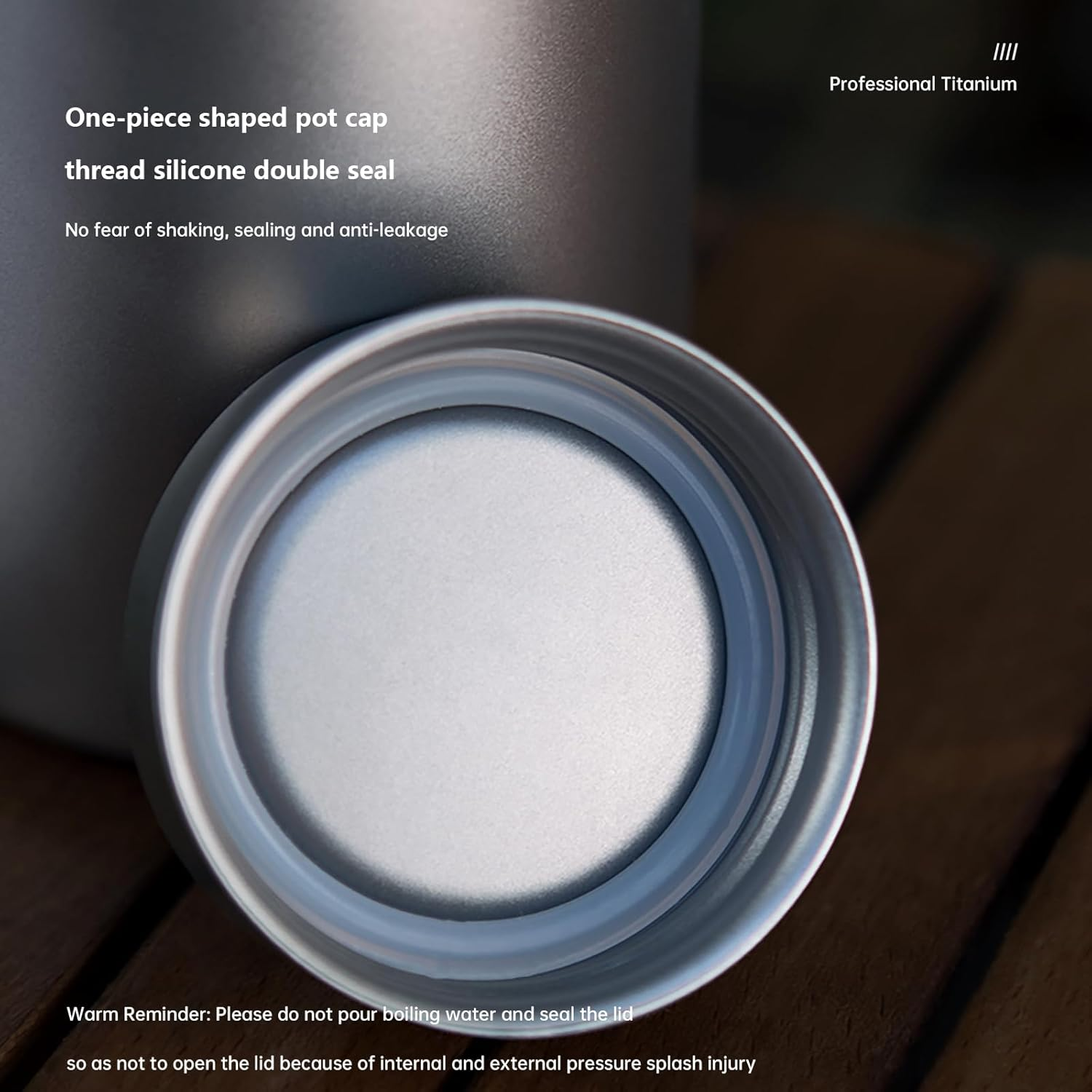 Ti Artisan Titanium Water Bottle Sport Bottle 1000Ml 34Oz/700Ml Ultralight Leakproof for Outdoor Camping Hiking (700Ml(23.67Fl Oz)) image number 6