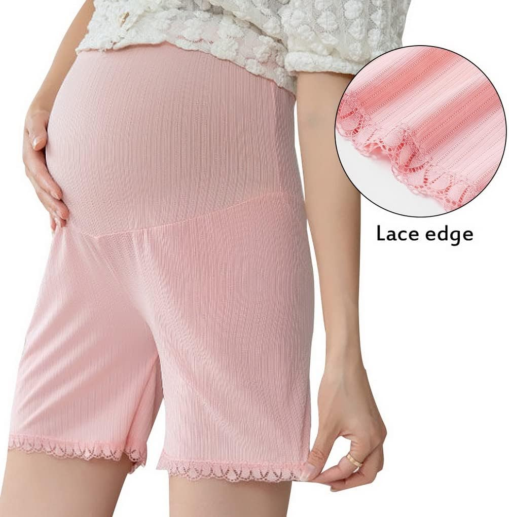 Underwear, Knickers Pregnant Pants under Skirt, Women Boxer Knickers under Dress Adjustable Loose Lingerie Underwear 4 Pack image number 3