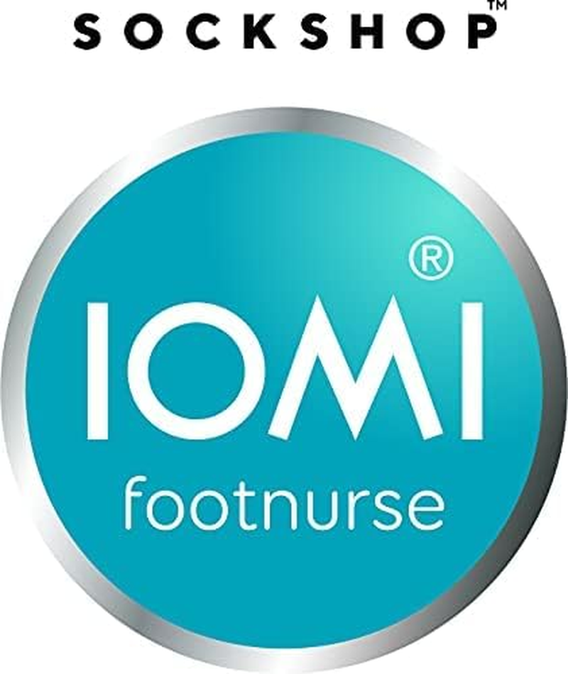 IOMI Footnurse Diabetic Gentle Grip Non-Binding Cotton Rich Socks Ladies 3 Pair 4-8UK Light Mix image number 4