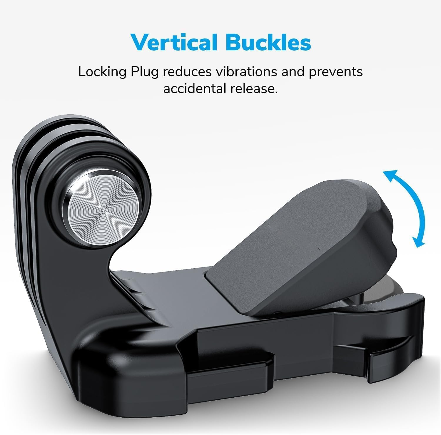 Helmet Sticky Mounts Adhesive Buckle Mount Accessory Kit Compatible with Gopro Hero 13 12 11 10 9 8 7 Black Insta360 and Most Action Cameras image number 3