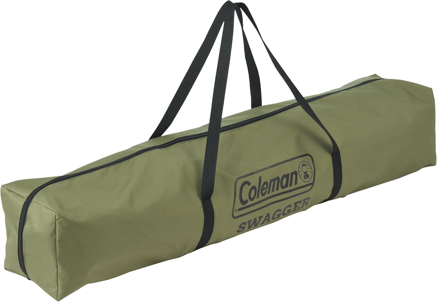 Coleman Swagger Chair | Outdoor Camping Chair, Lightweight Beach Chair, Foldable, Black/Green image number 6