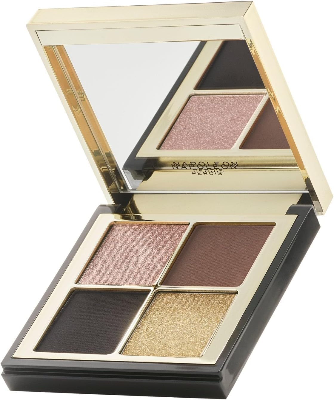 Colour Ritual Eyeshadow Quad | 4-Shade Palette with Matte & Foil Finishes | Bend + Build | Clean Beauty | High Pigmentation | (4G) Showgirl