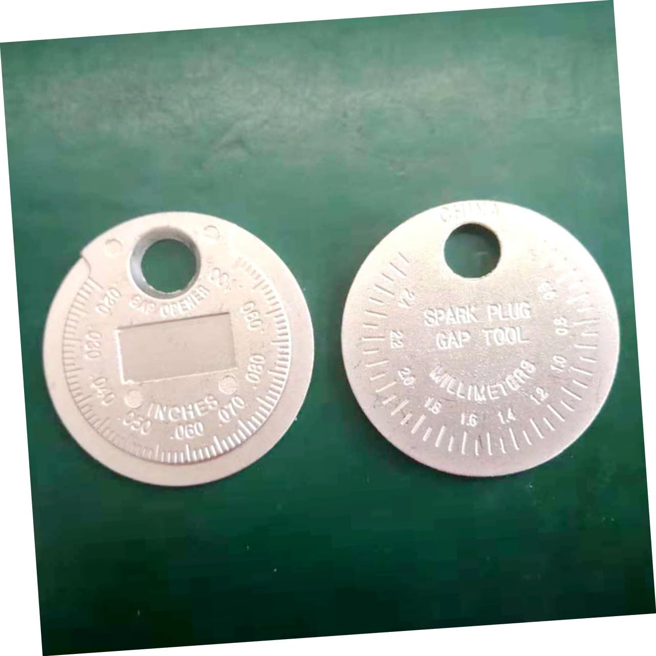 PAMINGONO 4Pcs Spark Plug Gap Gauge Tool Wire Gapper Metric and Imperial Precision Measurement for Automotive Spark Plug Ignition Maintenance image number 5