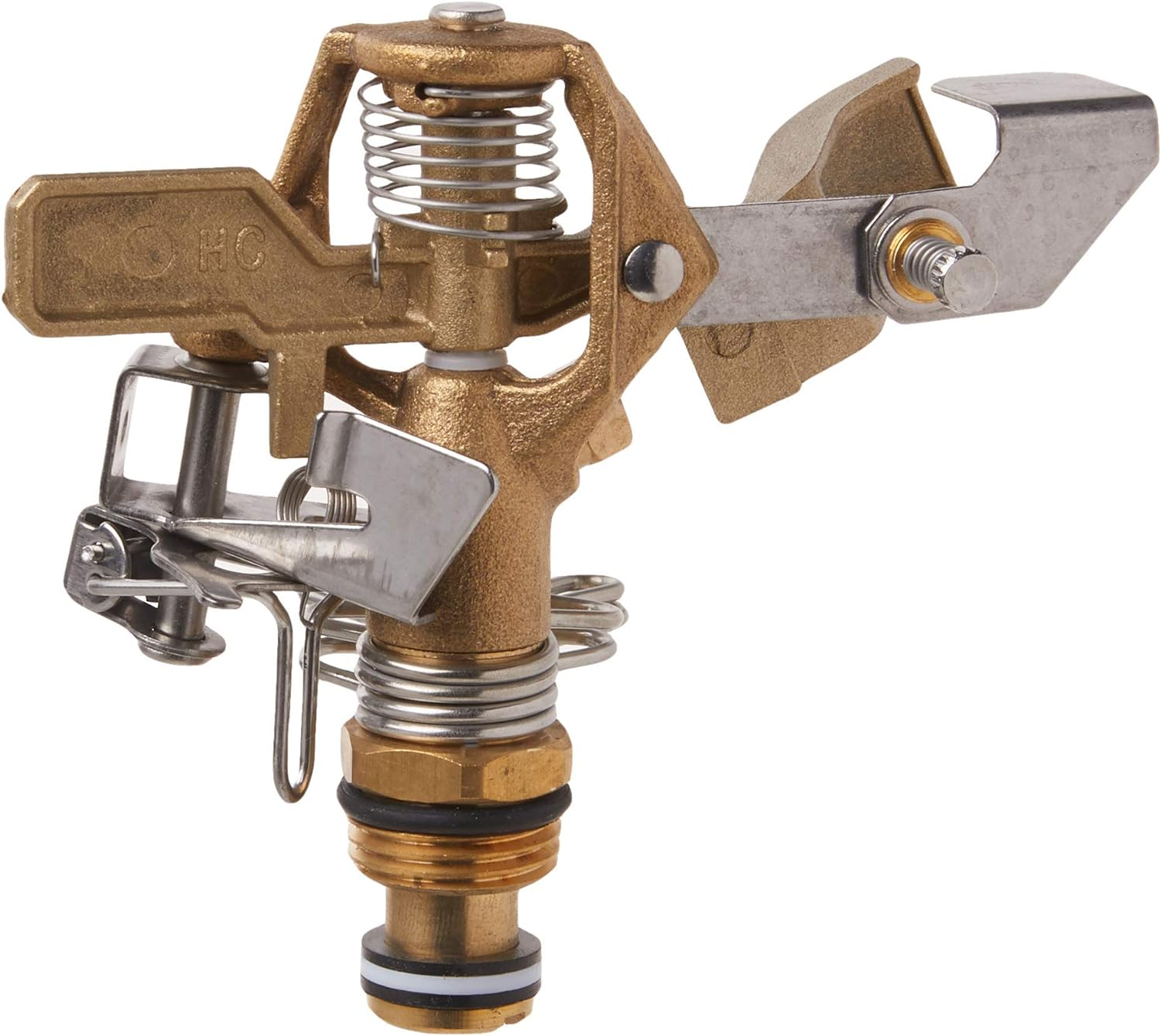 Orbit 55032 1/2" BRS Sprinkler Head, Connection, Silver and Gold image number 5