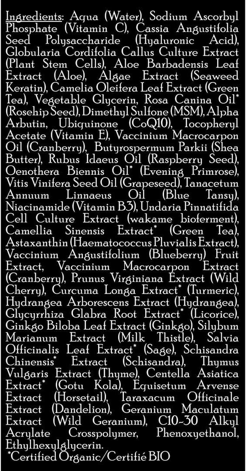 Brickell Men'S anti Aging Vitamin C Serum for Face, Repairing Night Face Serum for Men, Natural and Organic Hyaluronic Acid Serum for Face to Diminish Wrinkles and Reduce Redness, 30Ml, Unscented image number 2