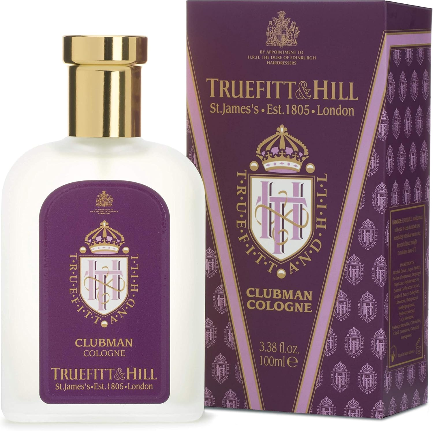 Truefitt and Hill Clubman Cologne, 100 Ml image number 5