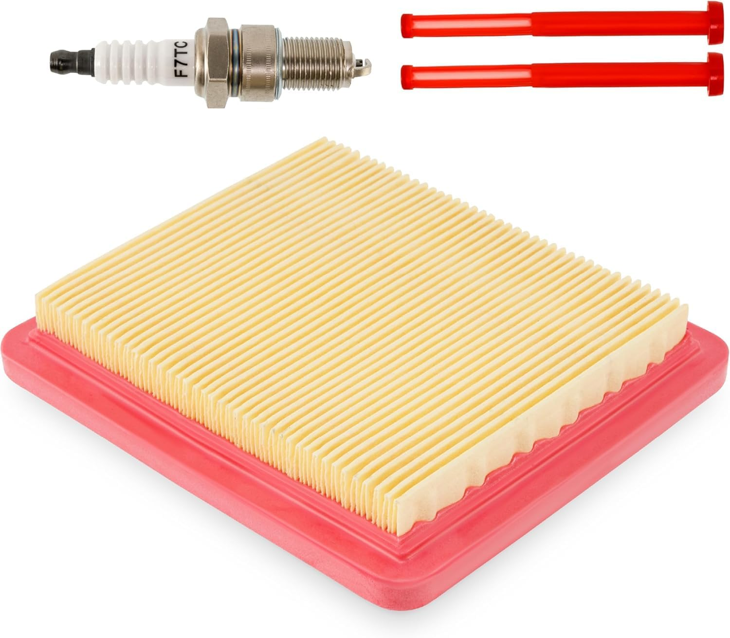 GCV160 Fuel Filter Air Filter - for Honda GCV160 GCV170 GCV190 GCV200 GC160 GC190 Engine 17211-Z8B-901 Air Filter 16952-Z8B-000 Fuel Filter Honda HRX217 HRN216 HRR216 Lawn Mower