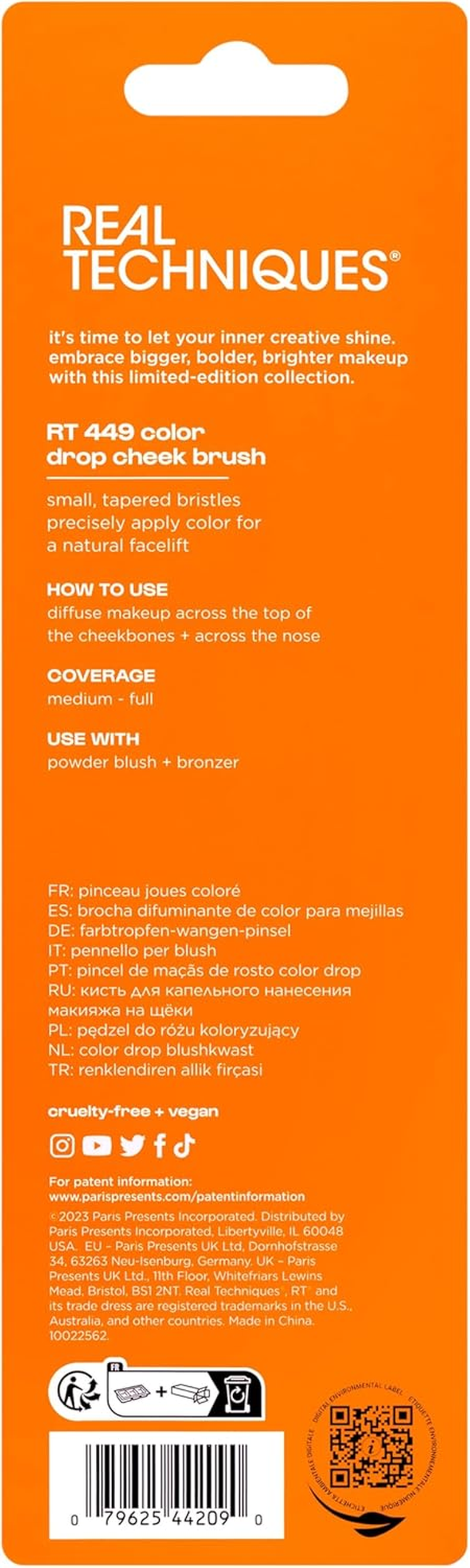 Real Techniques Hyperbright Color Drop Cheek Brush image number 1