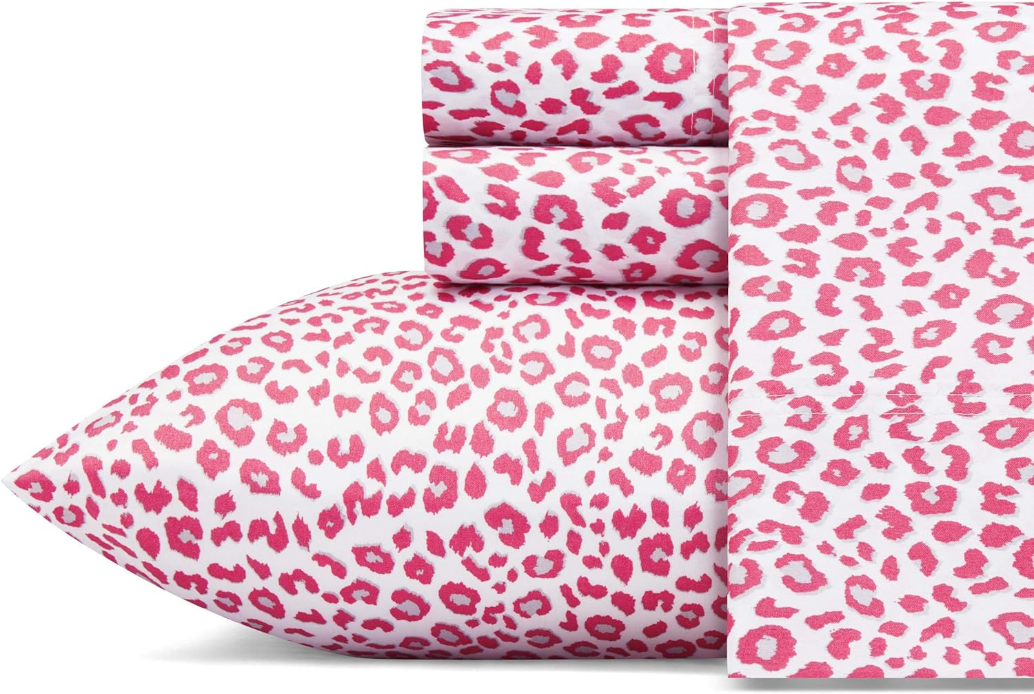 Betsey Johnson - Twin XL Sheets, Soft & Lightweight Bedding, Fade & Wrinkle Resistant (Leopard, Twin XL)