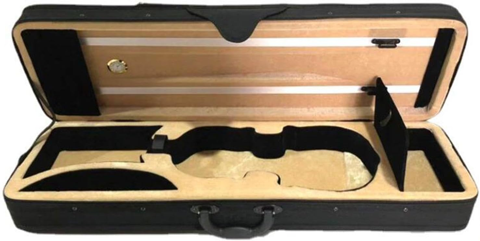 Colaxi Oblong Violin Case Violin Carrying Bag Musical Instrument Accessories Professional Violin Travel Case Oxford Cloth Violin Case for Beginner, 78.2Cmx25.2Cm image number 3