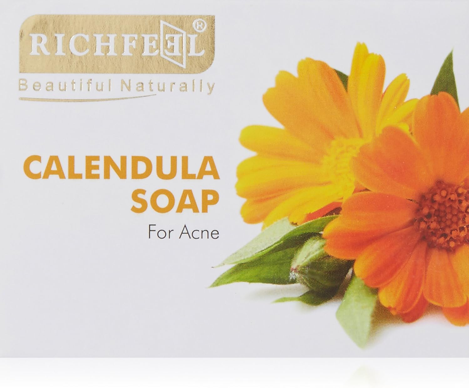 Richfeel Calendula Soap for Acne - anti Acne Soap image number 3