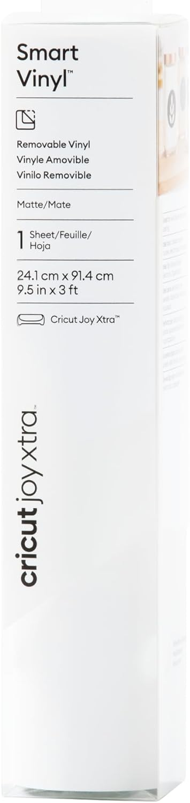 Cricut Joy Xtra Removable Smart Vinyl- Black