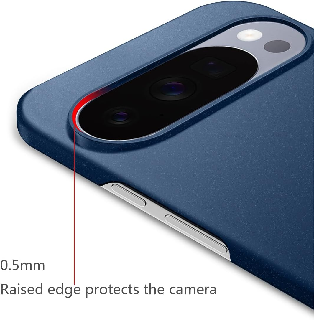 Bastmei for Google Pixel 10 Pro/Pixel 10 Case, Minimalist Phone Cases Extremely Light Ultra-Light Super Slim Thin Camera Protection Hard PC Cover for Pixel 10/10 Pro Matt Case (Gravel Blue) image number 6
