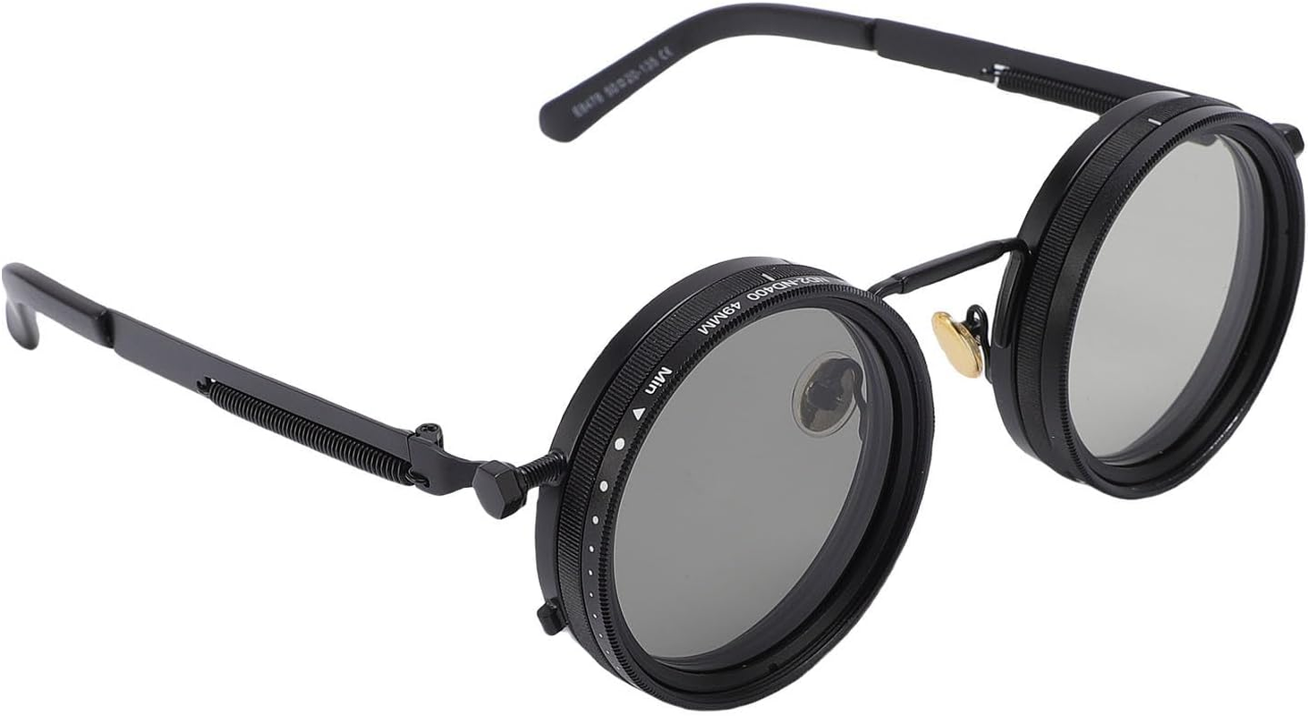 GOWENIC Adjustable round Polarized Fishing Sunglasses 9 Gears ND Filter Outdoor Exploration image number 2