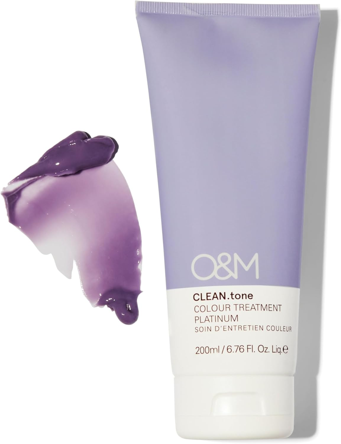 O&M Clean.Tone Platinum Colour Treatment for Light Blonde to Lightest Blonde Hair- 200Ml- Clean from Sulfates, Parabens, Silicones, MIT, Phthalates,Triclosan, Propylene Glycol & Gluten, PETA Certified, Vegan and Cruelty Free image number 6