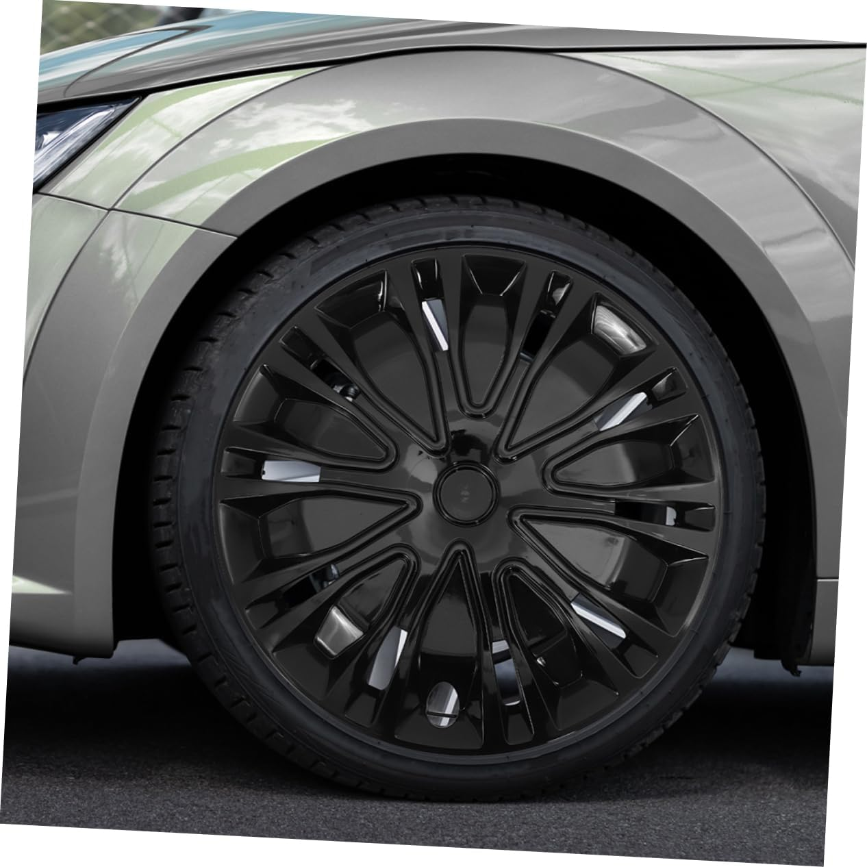 Beatifufu Automotive Wheel Hub Caps Stylish Car Rim Cover Hubcap Replacement for Car Wheel Rim Protector image number 5