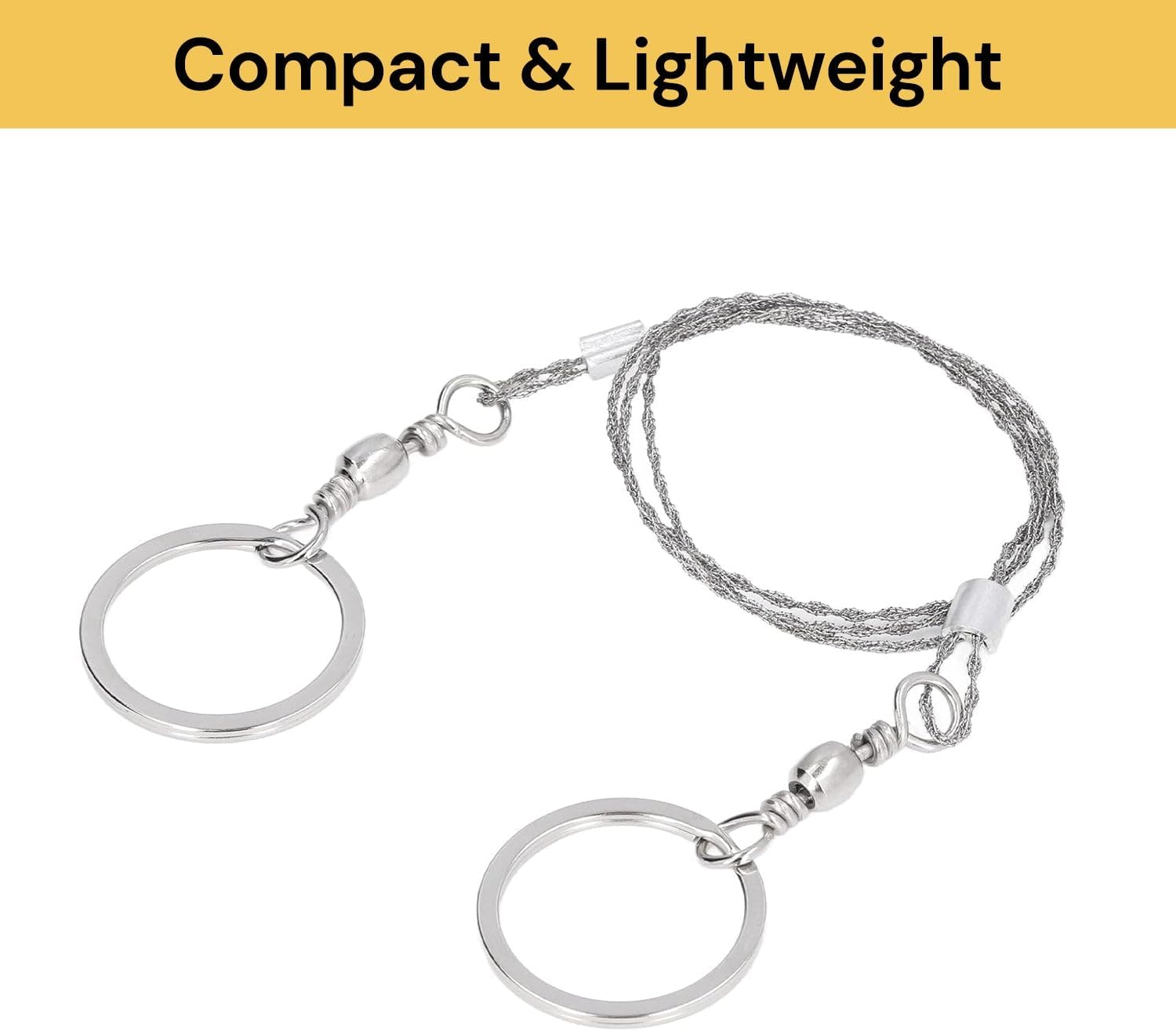 EZONEDEAL Survival Kit Outdoor Emergency Survival Tool Gear Kit for Camping Hiking Equipment Travelling or Adventures | Fire Starter, Compass, Blanket image number 6