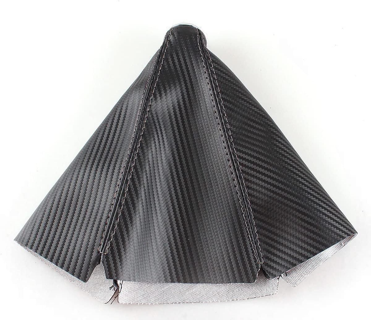 Zipelo Car Shift Boot Cover, Universal Auto Gear Shift Knob Dust Protector, Leather Manual Auto Shifter Shift Boots Cover Gear Stick Gaiter, Vehicle Accessorise for Most Car - Red image number 4