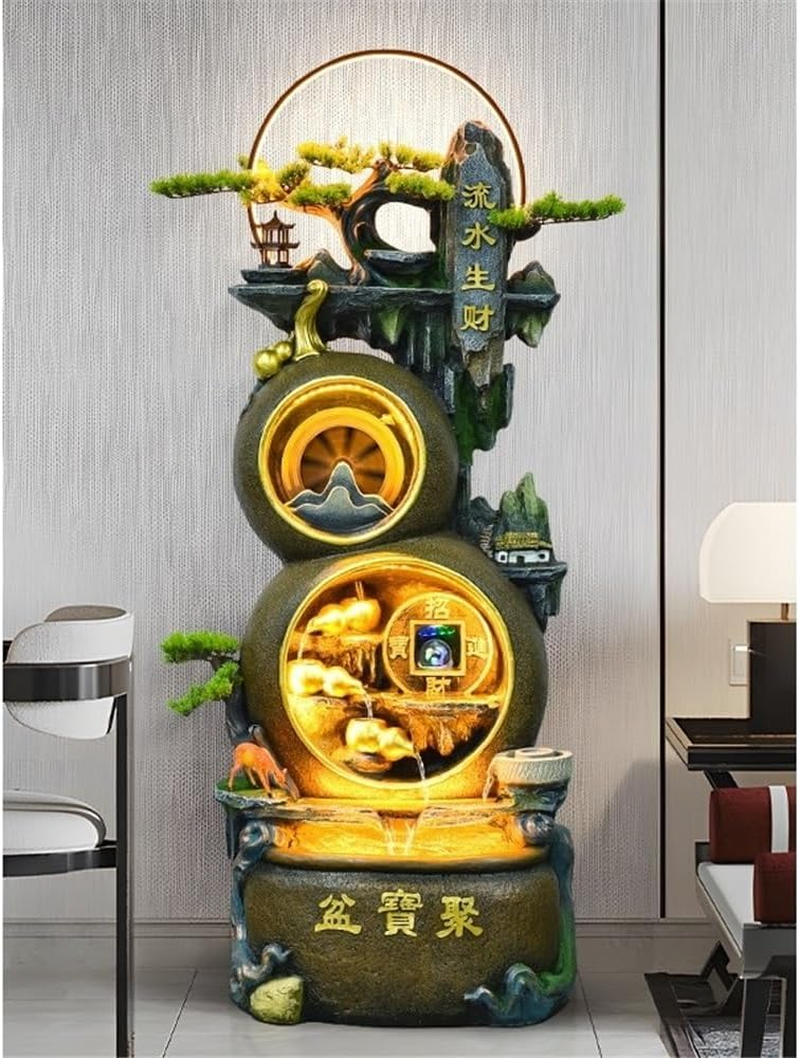 Outdoor Fountain Living Room Water Ornaments Circulating Entrance Office Fountain Landscaping Decorations