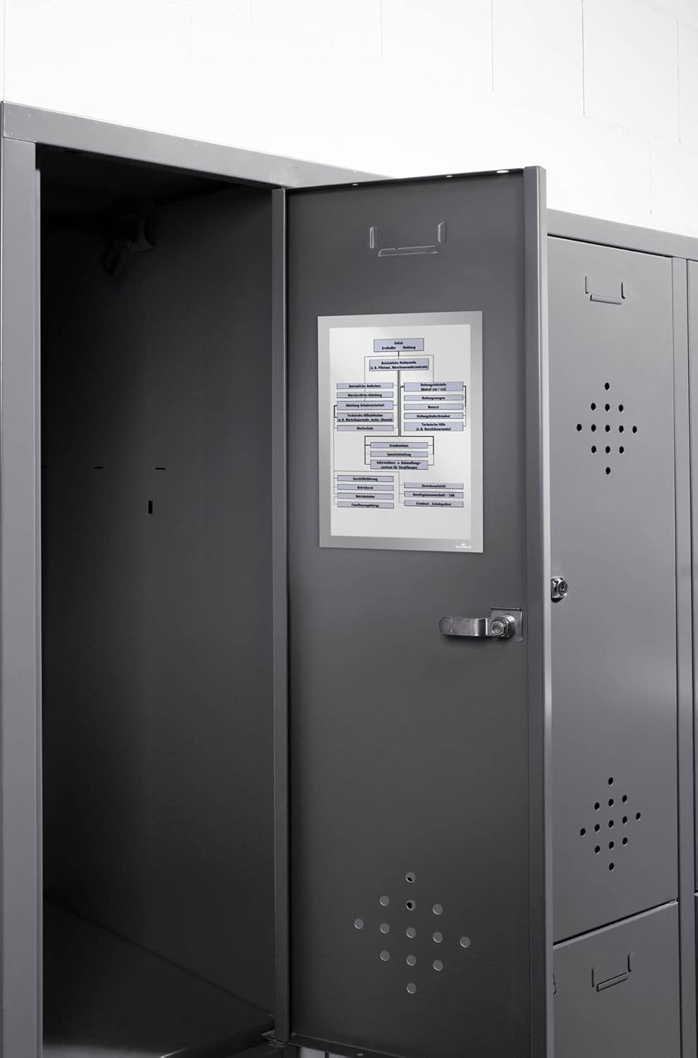 Durable Duraframe Magnetic Frame, A4, Silver (Pack of 5) image number 4