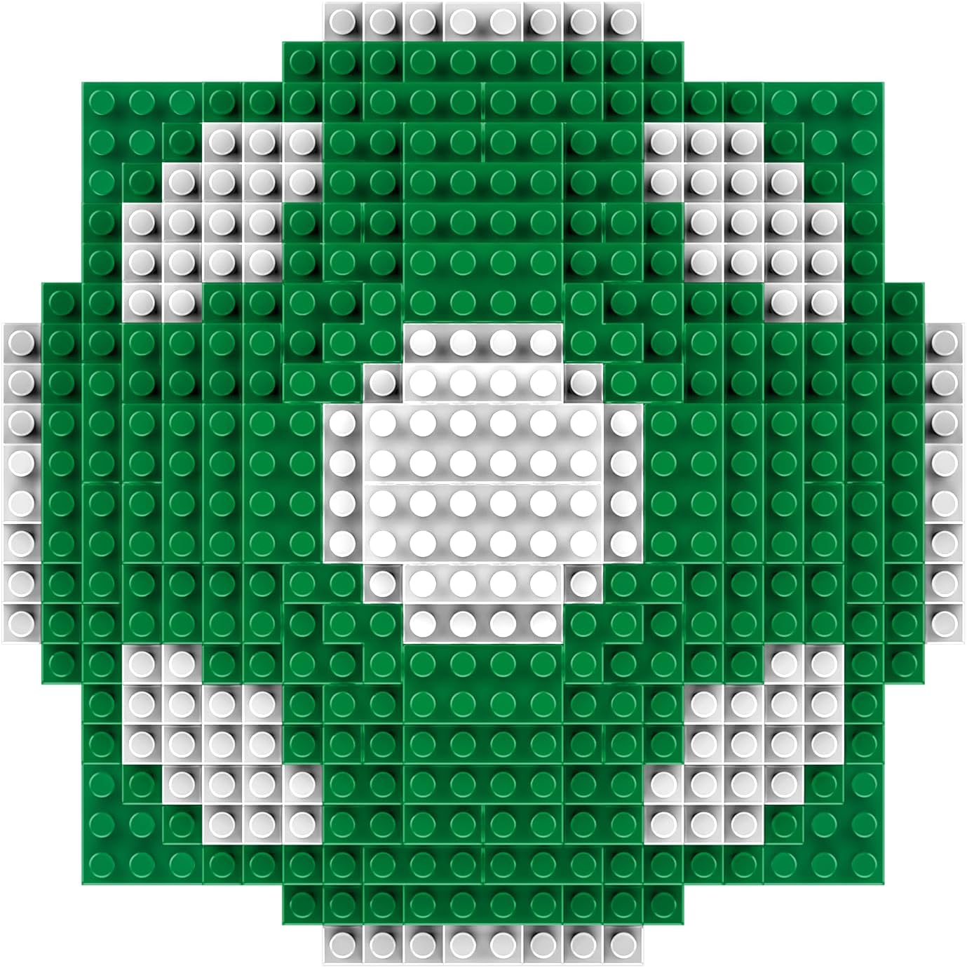 FOCO Official Licensed BRXLZ Bricks 3D Football Building Set in Alternative Club Colours (Celtic FC) image number 5