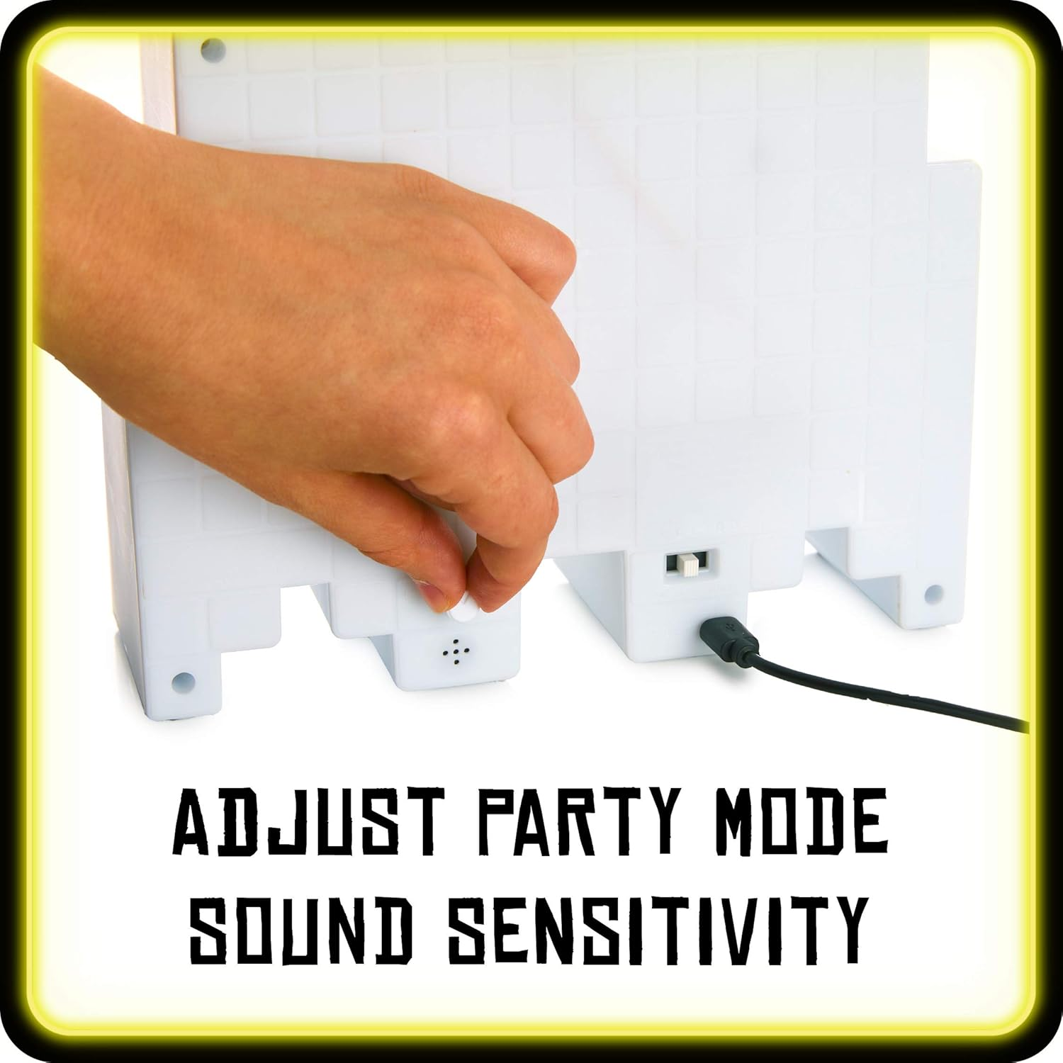 Pac-Man Ghost Light - Officially Licensed with Color Phasing Modes, Sounds Reactive Colors Change to Music, USB Powered, Retro Gamer Gift | Paladone image number 1