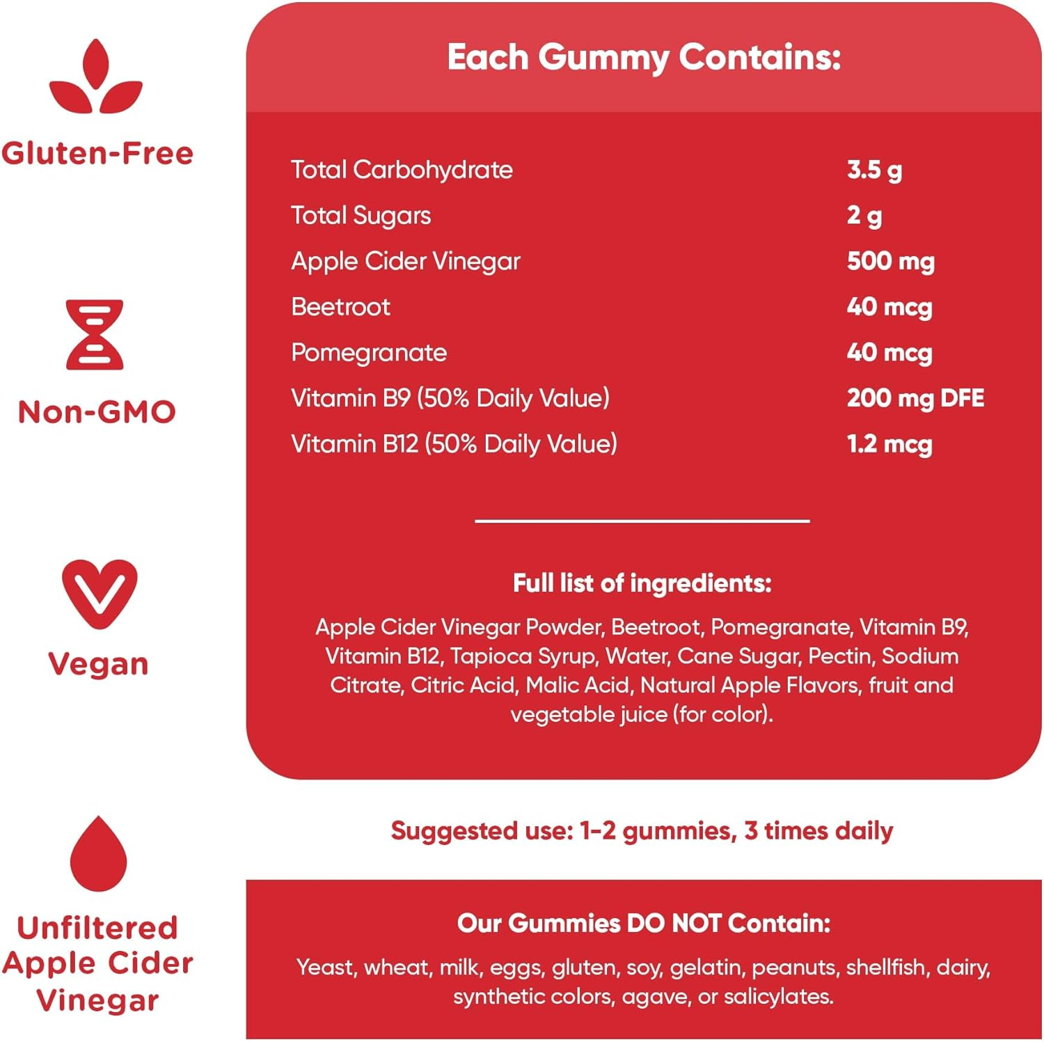 GOLI APPLE CIDER VINEGAR GUMMY