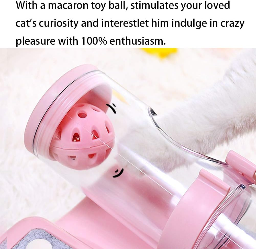 Petdream Pet Astronomical Tube Toy Multi-Function Cat Toy Cat Scratch Board Funny Cat Bell Ball image number 3