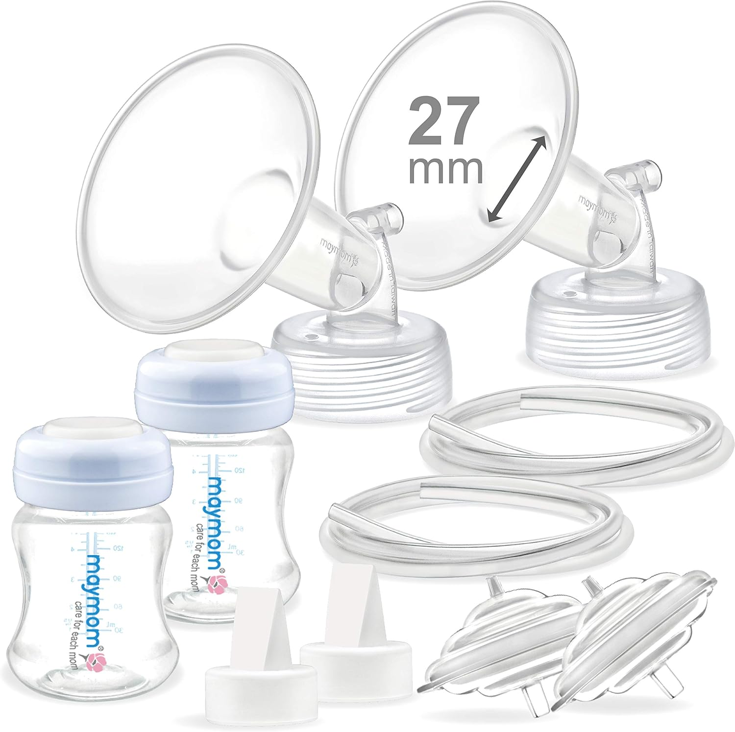 Maymom Pump Parts Compatible with Spectra S2 S1 9 plus Breastpump Not Original Spectra Replacement Pump Parts Replace S2 Accessories and 27Mm Flange image number 6