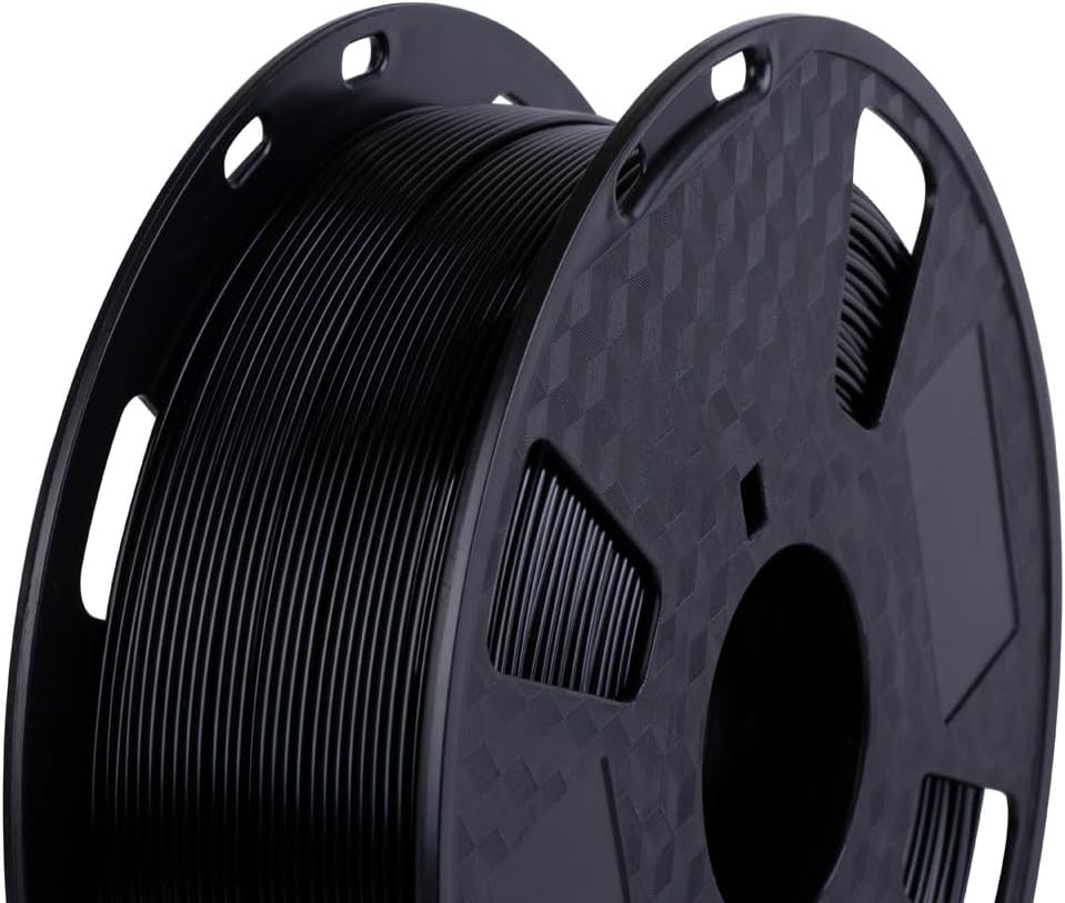 CC3D Standard PETG Filament Black 1KG 1.75Mm 3D Printer Filament FDM Basic PETG 2.2Lbs 3D Printing Materials Black - Petg Black image number 5