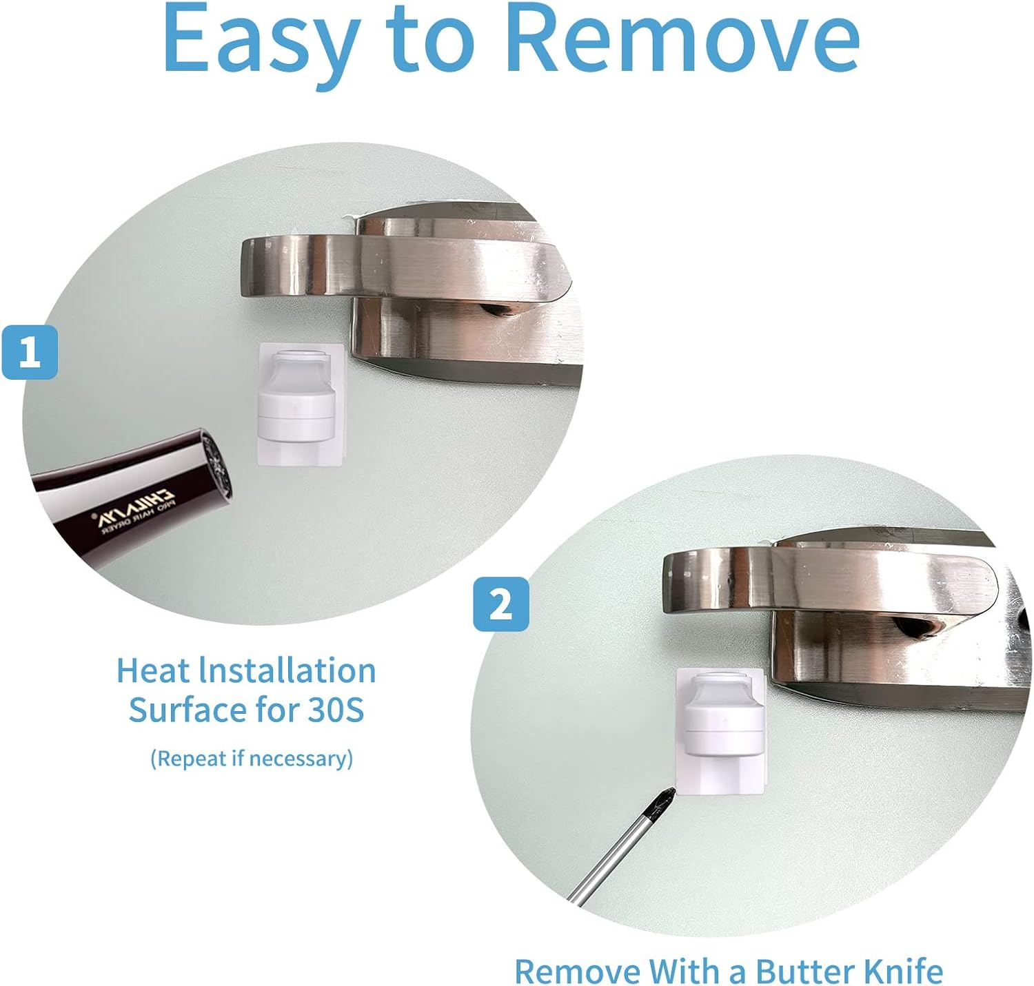 Baby Proofing Door Handle Lock（4-Pack），Child Safety Door Lever Lock ，Childproofing & Petproofing with 3M Adhesive, No Drilling Needed, Minimalist Design, Tool-Free Installation for Toddler Safety image number 5