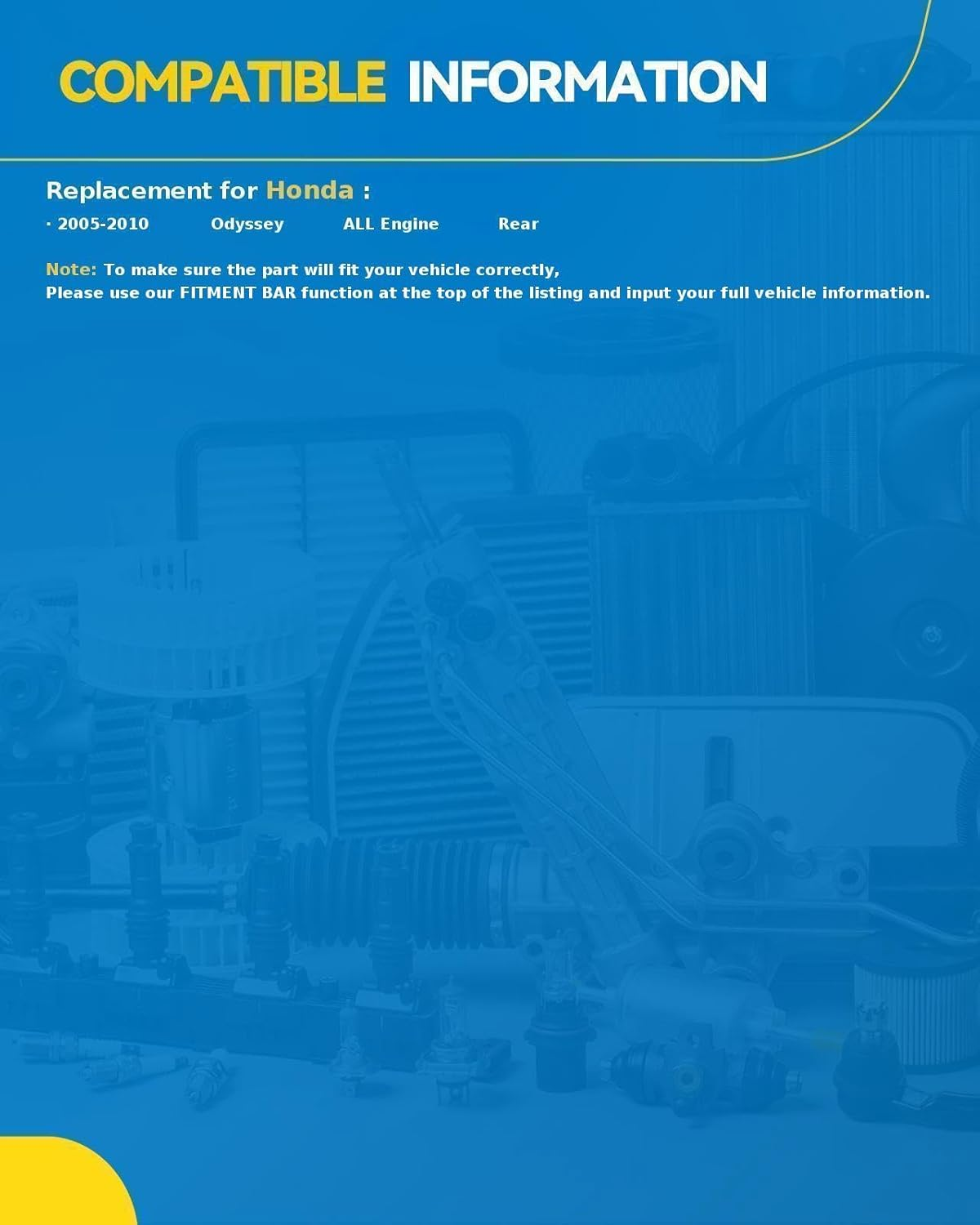 PHILTOP 512320 Rear Wheel Hub Assembly Fit for Honda Odyssey 2005-2010, 5 Lugs Wheel Hub Bearings W/ABS image number 6