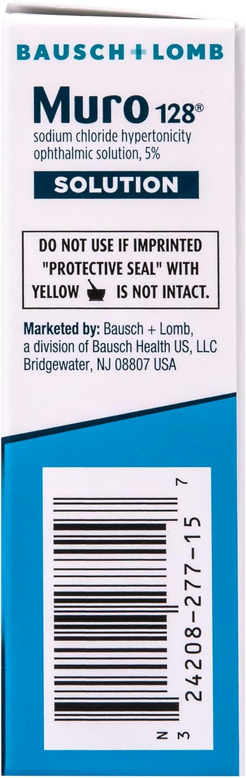 Bausch and Lomb Pharmaceuticals Muro 128 5 Percent Solution (15 Ml), 0.5 Ounce image number 1
