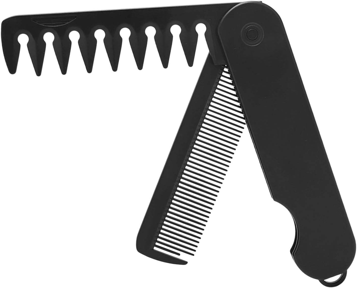 Walopola Foldable Hair Comb, 2 in 1 Mustache Combs, Portable Anti-Static Combs, Fine Tooth Comb & Wide Tooth Comb for Home and Travel image number 6