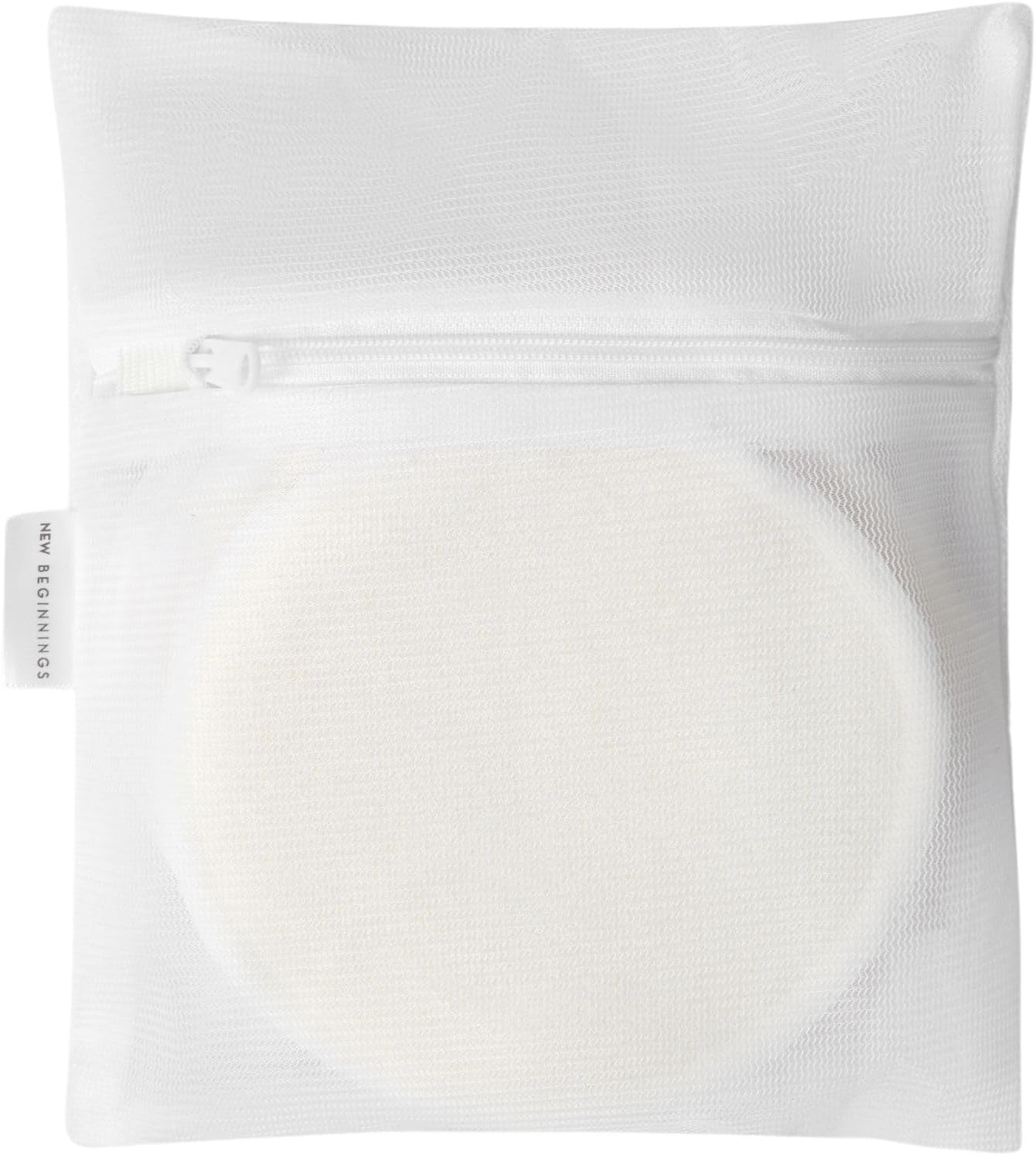 New Beginnings Washable Bamboo Nursing Breast Pads, Super-Soft & Leak-Proof, 8 Pack image number 3