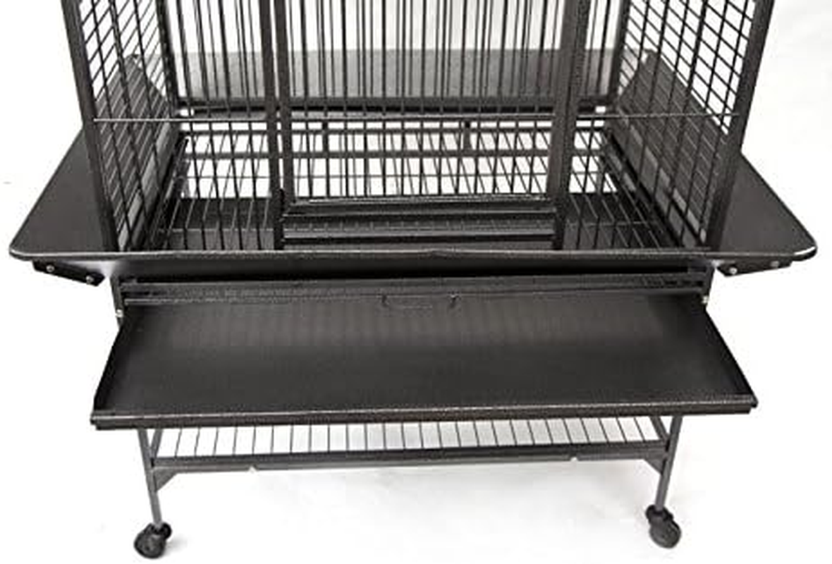 Flyline Grey Palace Play Top Bird Cage Parrot Aviary (Medium) image number 1