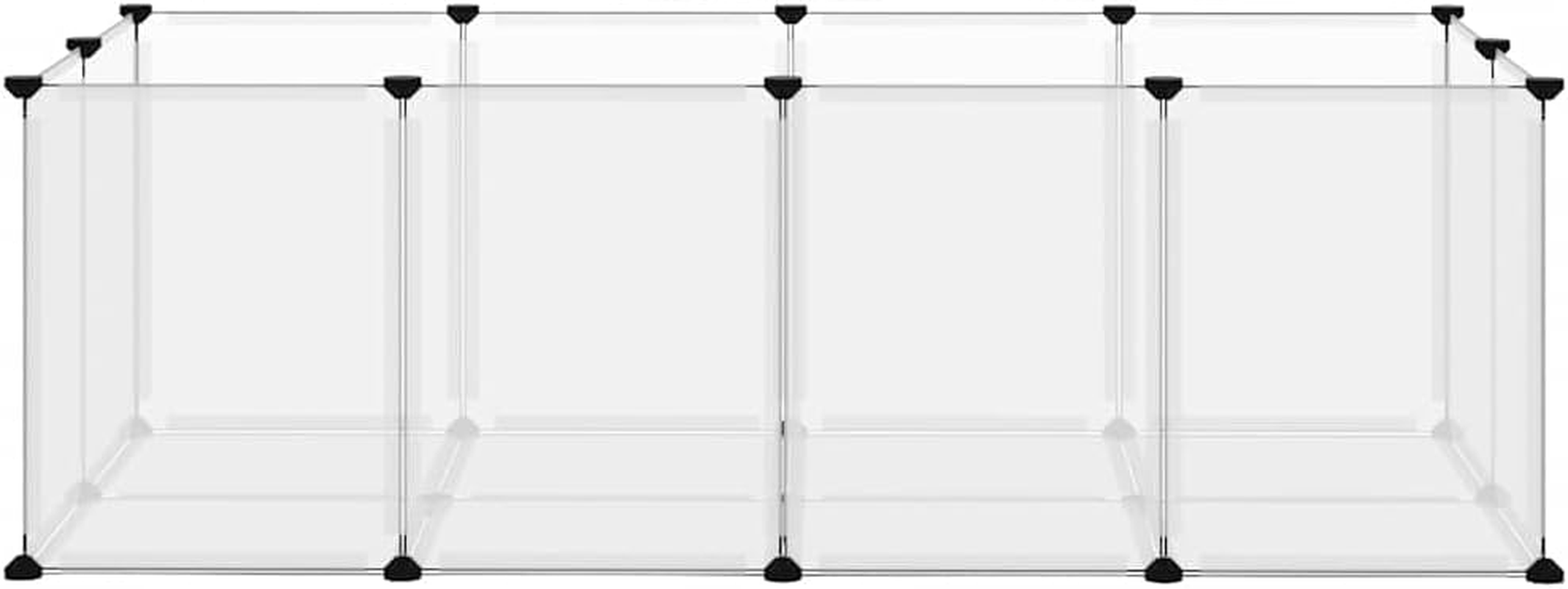 Small Animal Cage Transparent 144X74X46.5 Cm Pet Habitat Indoor Outdoor Enclosure image number 6