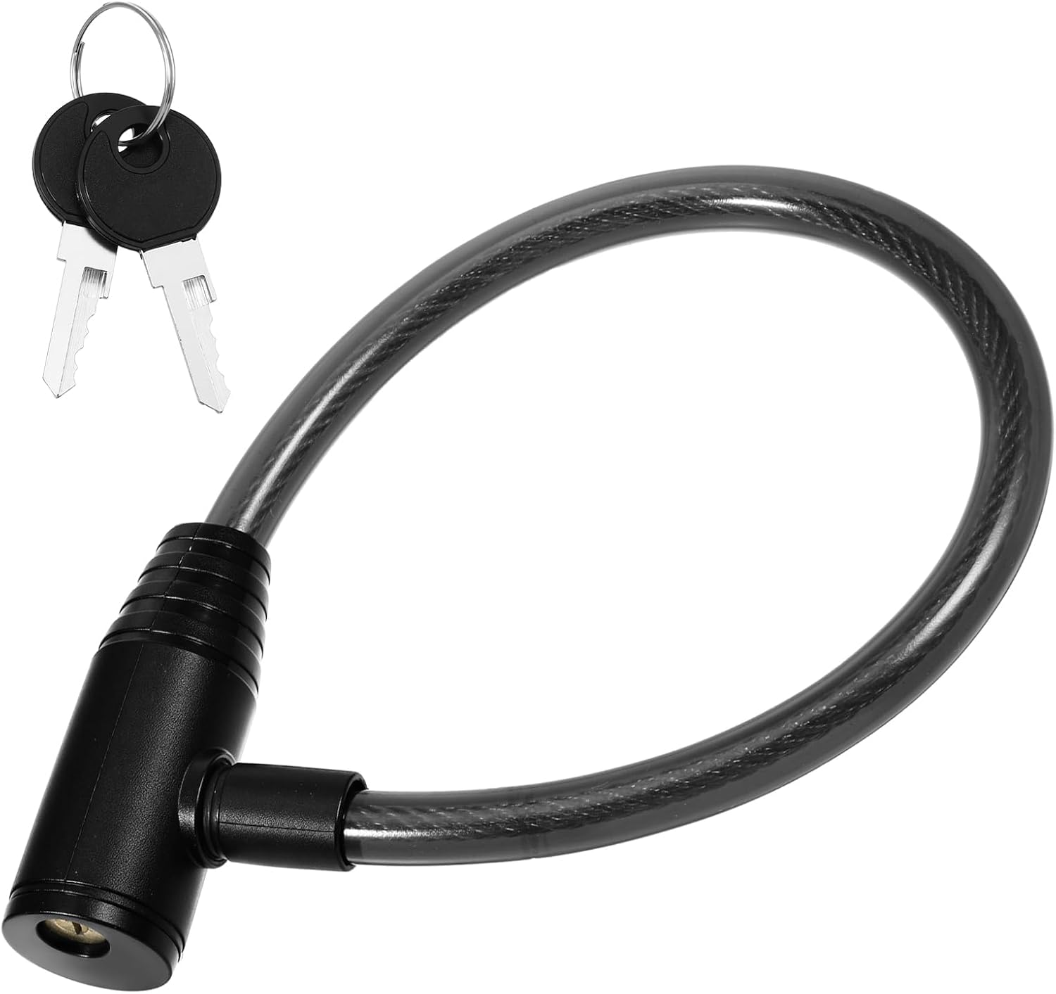 19.7 Inch Secure Black Fridge Lock with Keys Refrigerator Lock Cabinet and Childproof Locks for French Door Fridge, Kitchen Cabinet image number 4