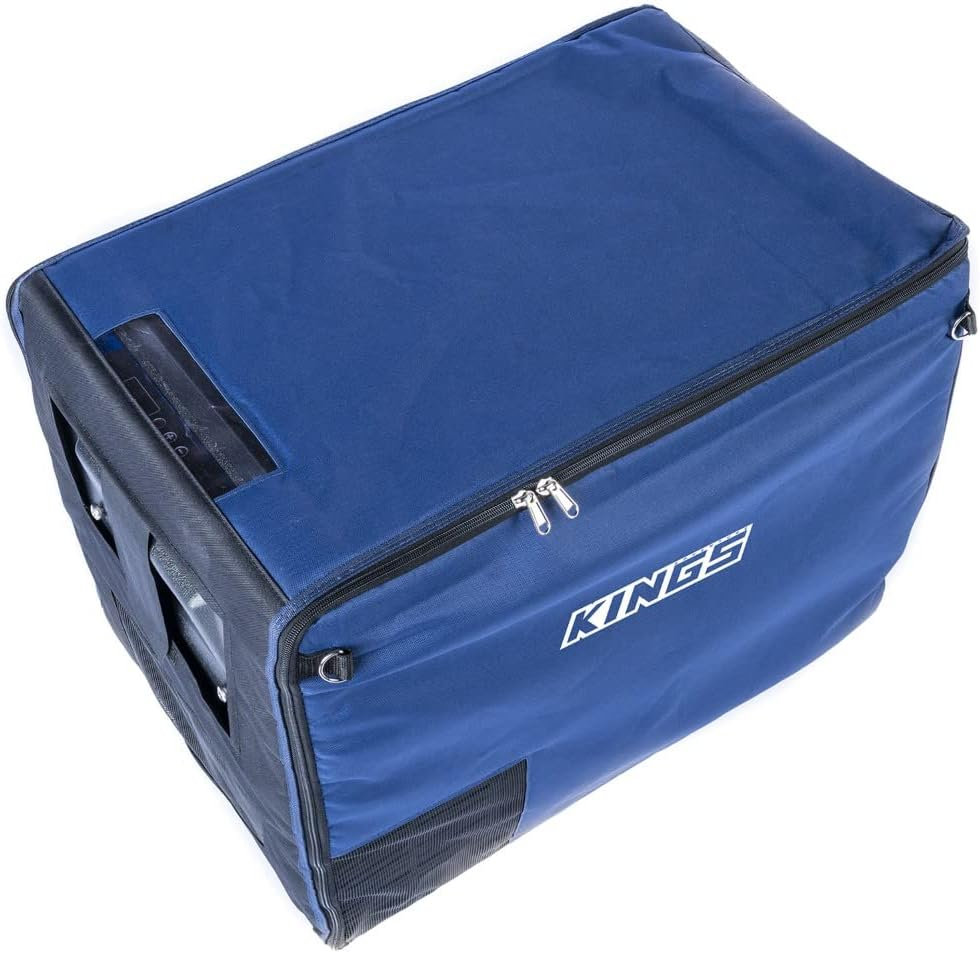 KINGS 65L Entry Fridge Freezer Cover Tough Durable Insulated Zip Open image number 3
